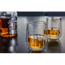 Hand-Made Double Wall Whisky Glass Water Mug for Wholesaler